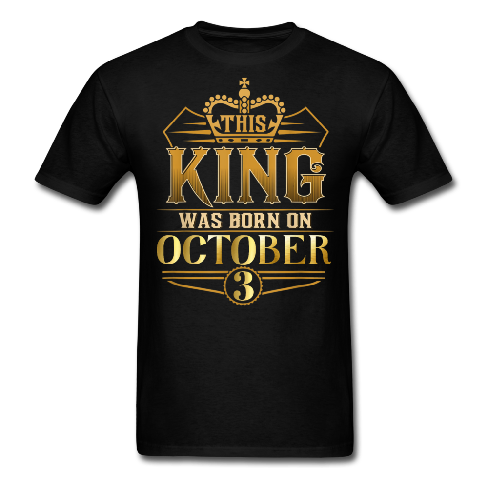 KING 3RD OCTOBER - black