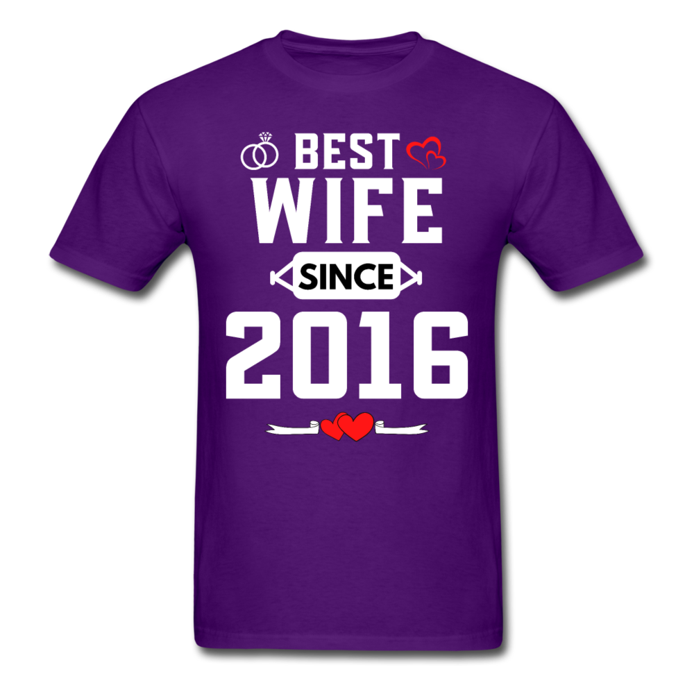 BEST WIFE 2016 UNISEX SHIRT - purple