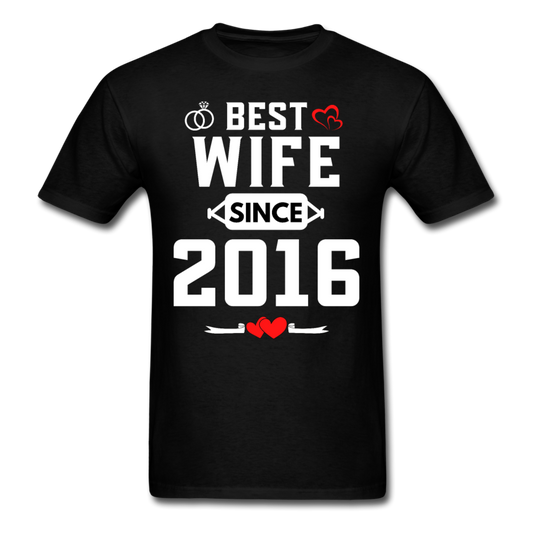 BEST WIFE 2016 UNISEX SHIRT - black