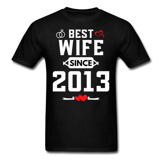 BEST WIFE 2013 UNISEX SHIRT - black