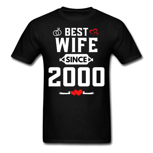 BEST WIFE 2000 UNISEX SHIRT - black