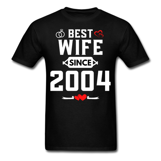 BEST WIFE 2004 UNISEX SHIRT - black