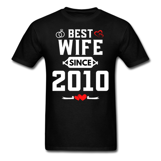 BEST WIFE 2010 UNISEX SHIRT - black