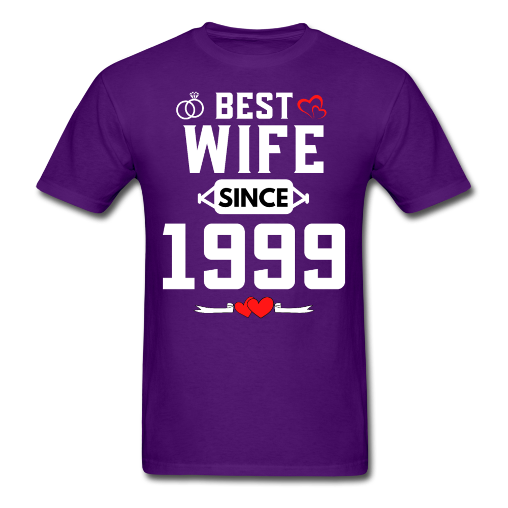 BEST WIFE 1999 UNISEX SHIRT - purple
