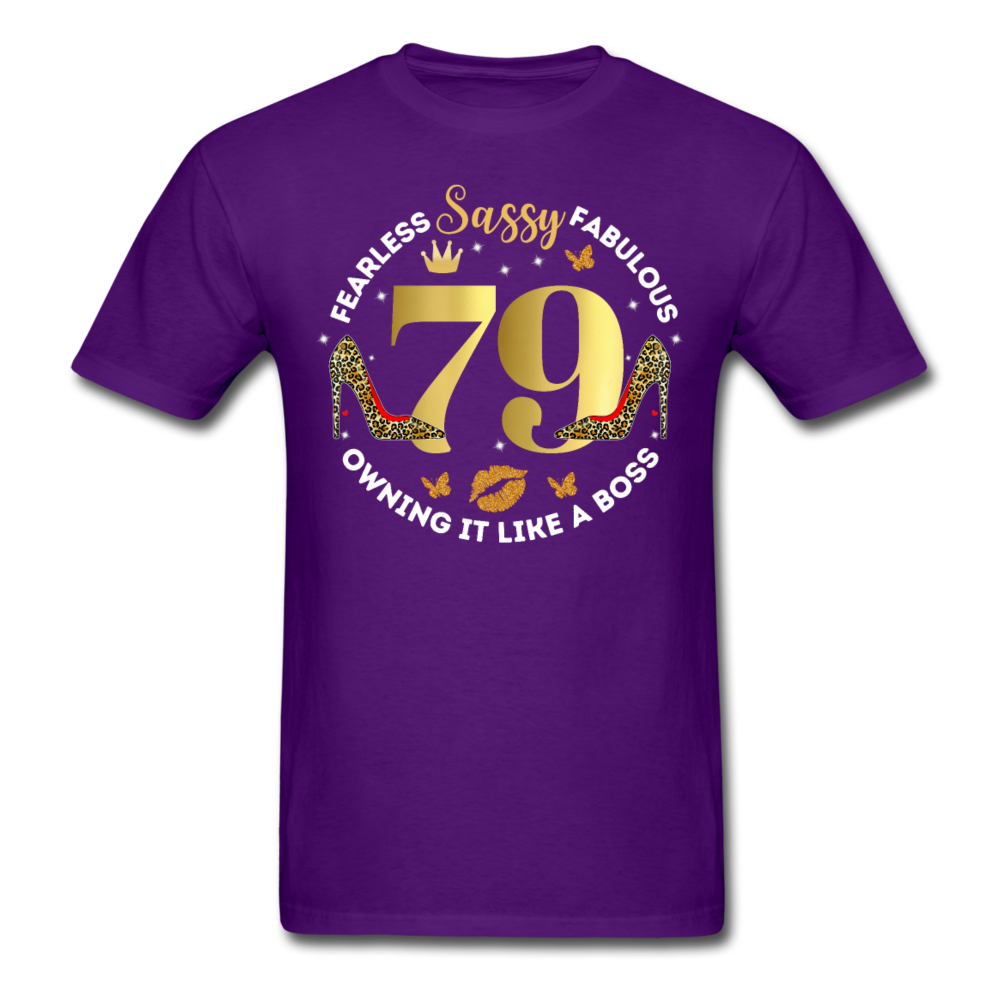 SASSY 79 UNISEX SHIRT - purple