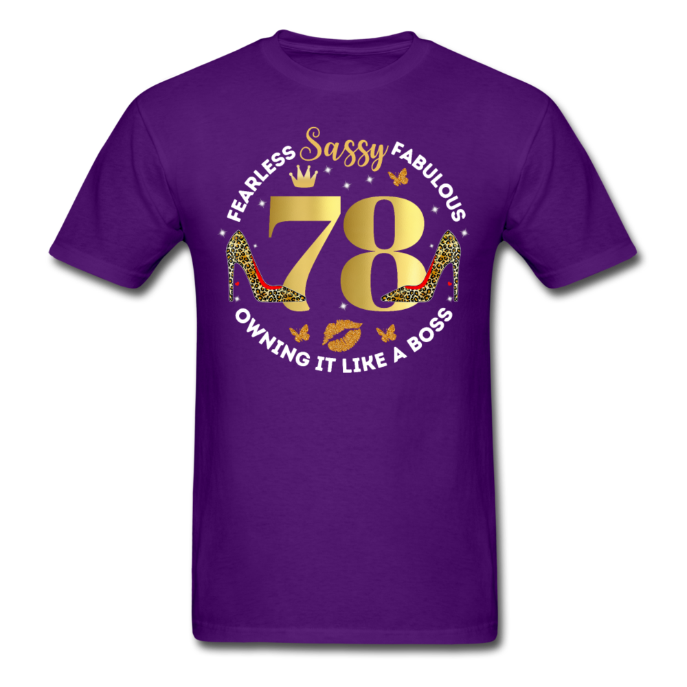 SASSY 78 UNISEX SHIRT - purple