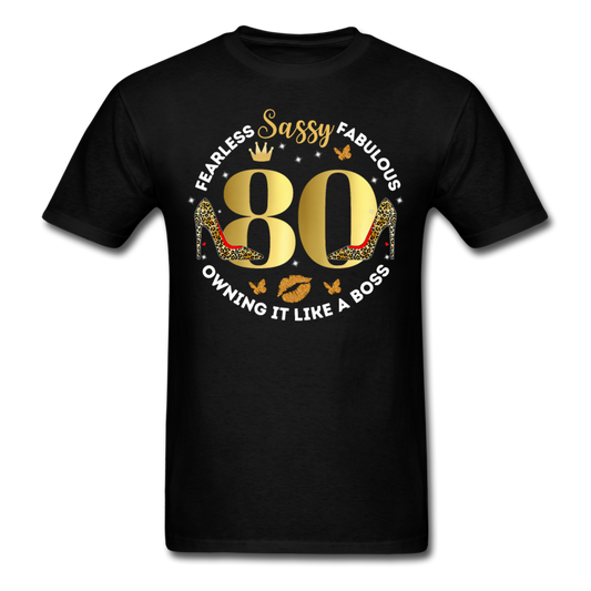 SASSY 80 UNISEX SHIRT - black