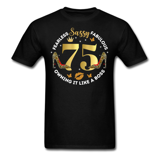 SASSY 75 UNISEX SHIRT - black