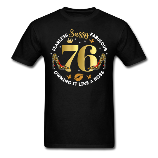 SASSY 76 UNISEX SHIRT - black