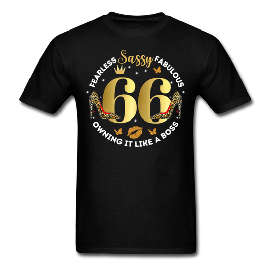 SASSY 66 UNISEX SHIRT - black