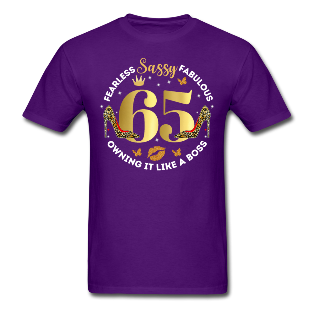 SASSY 65 UNISEX SHIRT - purple