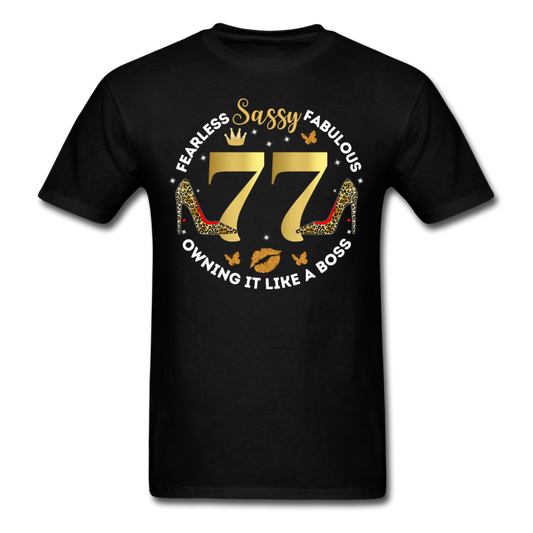 SASSY 77 UNISEX SHIRT - black