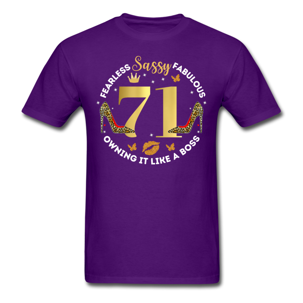 SASSY 71 UNISEX SHIRT - purple