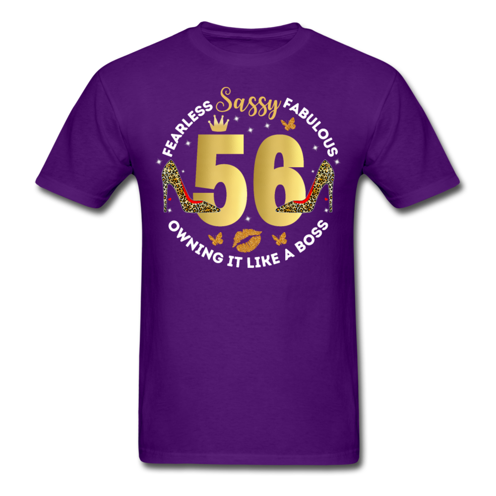 SASSY 56 UNISEX SHIRT - purple