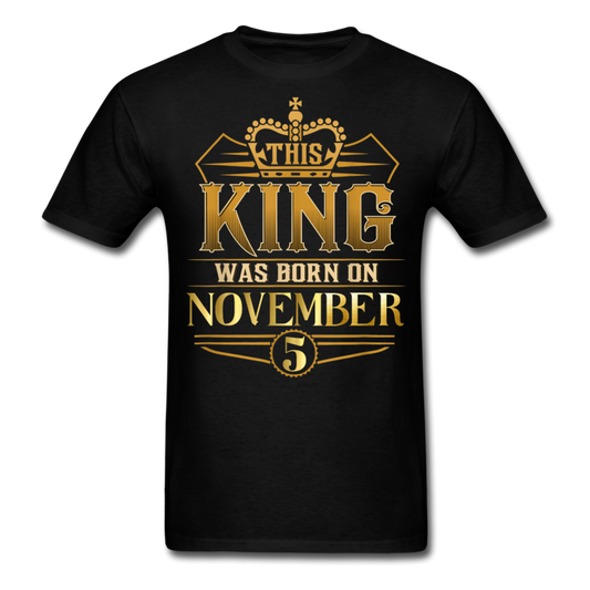 KING 5TH NOVEMBER - black