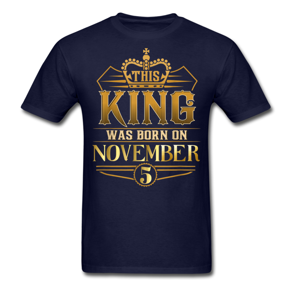 KING 5TH NOVEMBER - navy