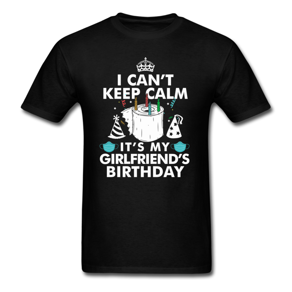 GIRLFRIENDS BIRTHDAY UNISEX SHIRT - black