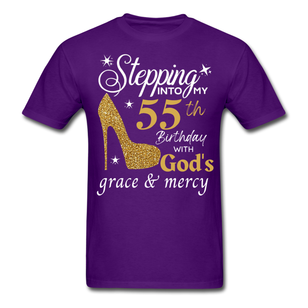 55 GODS GRACE UNISEX SHIRT - purple