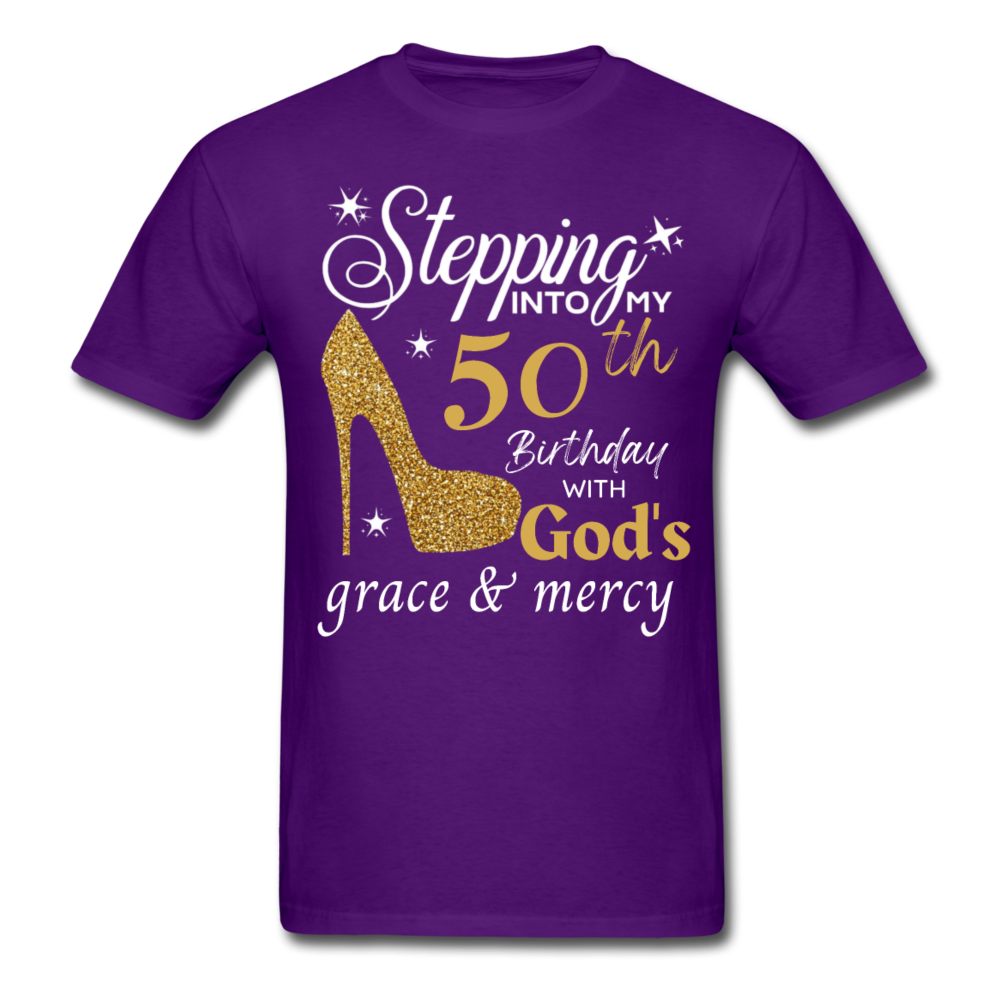 50 GODS GRACE UNISEX SHIRT - purple