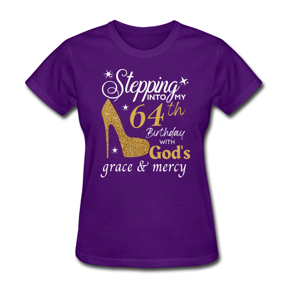 64 GODS GRACE WOMEN'S SHIRT - purple