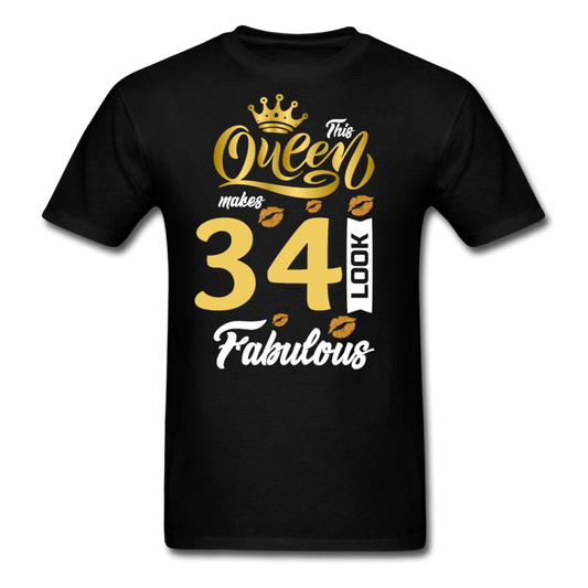 QUEEN 34 FAB UNISEX SHIRT - black