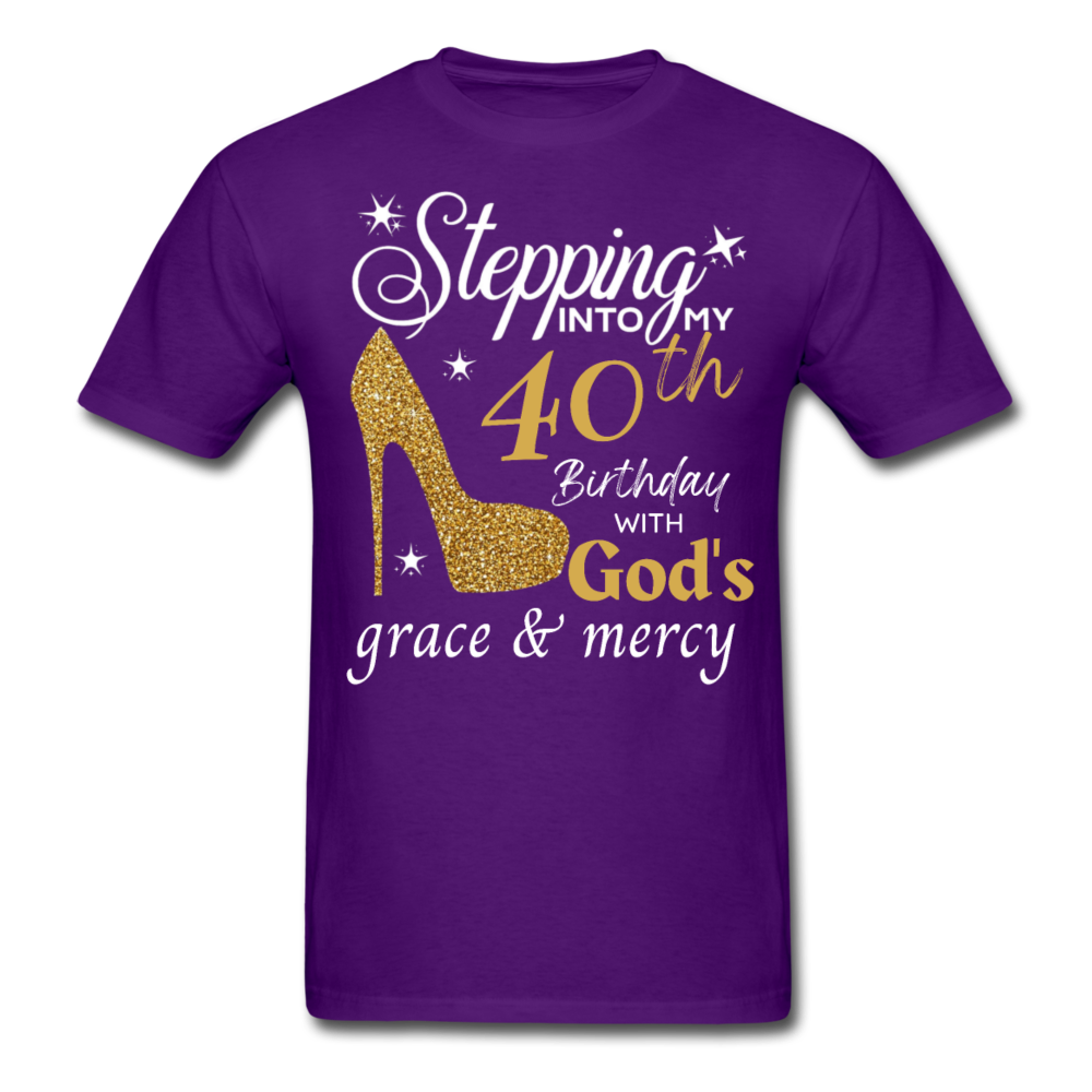 40 GODS GRACE UNISEX SHIRT - purple