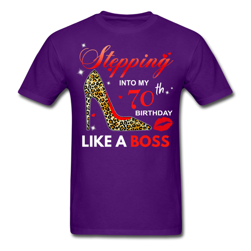 STEPPING BOSS 70 UNISEX SHIRT - purple