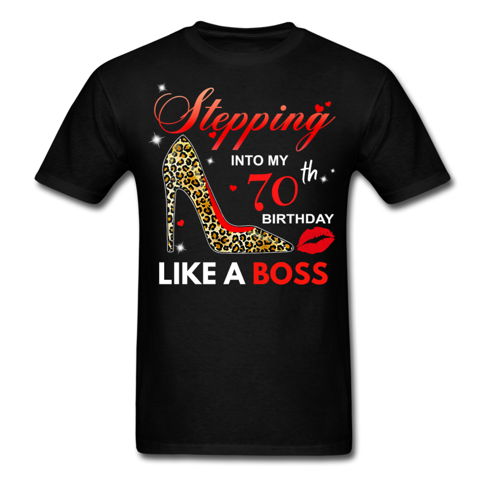 STEPPING BOSS 70 UNISEX SHIRT - black