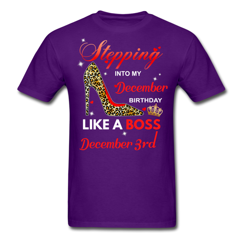 BOSS 3RD DECEMBER UNISEX SHIRT - purple