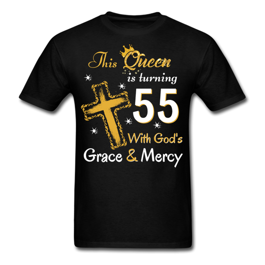 QUEEN 55 MERCY UNISEX SHIRT - black