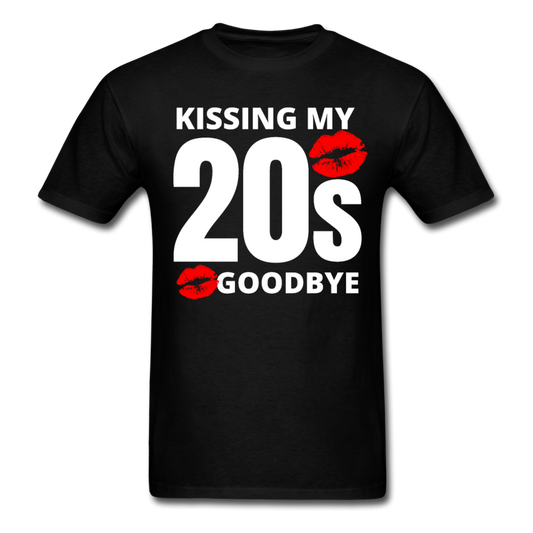KISSING 20S UNISEX SHIRT - black