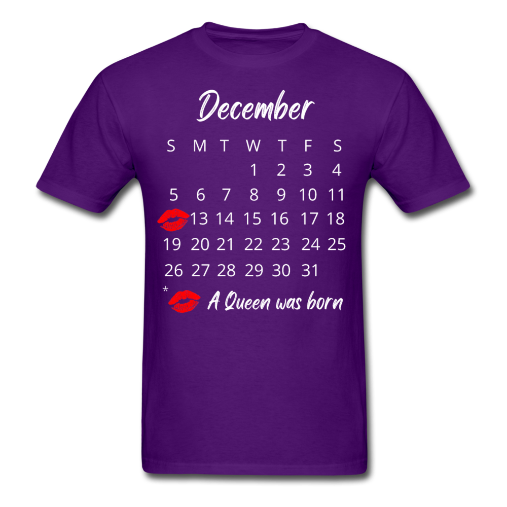 12TH DECEMBER UNISEX SHIRT - purple