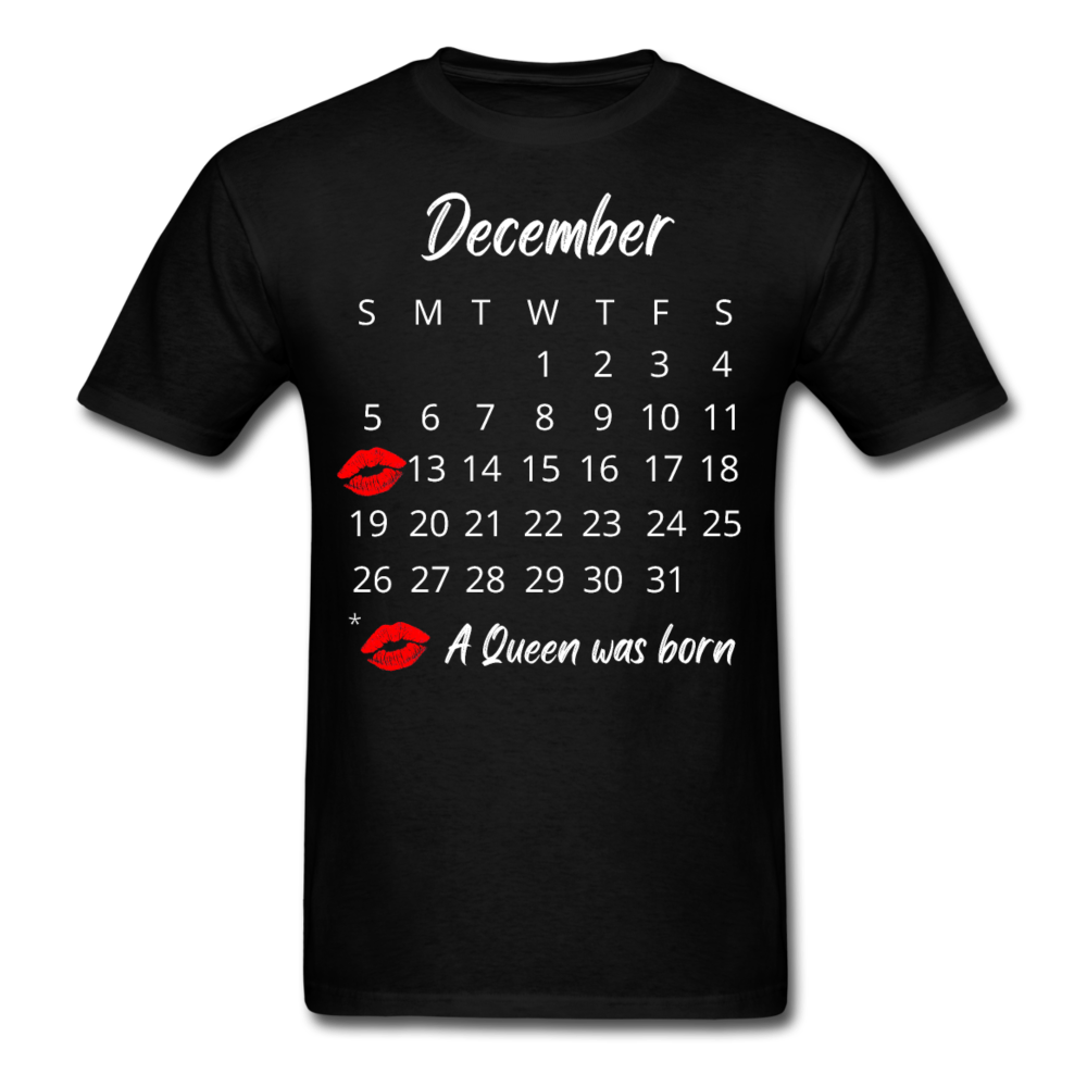 12TH DECEMBER UNISEX SHIRT - black
