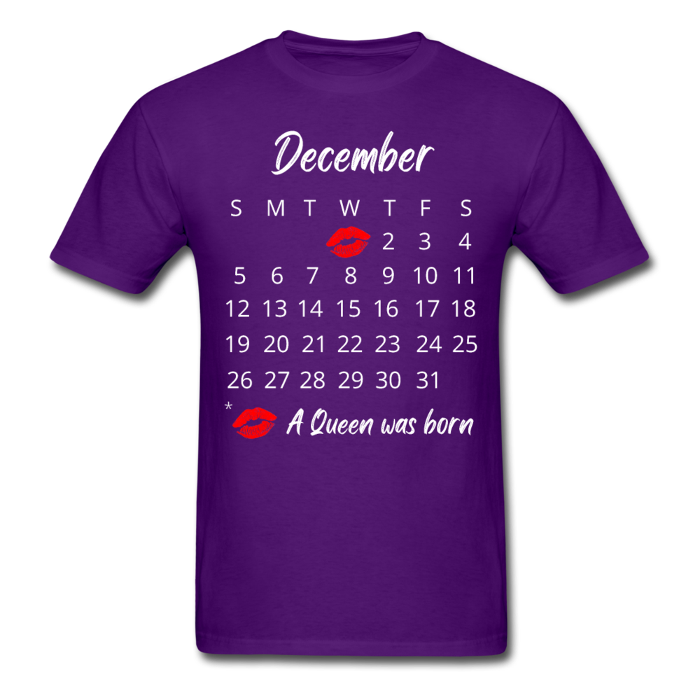 1ST DECEMBER UNISEX SHIRT - purple
