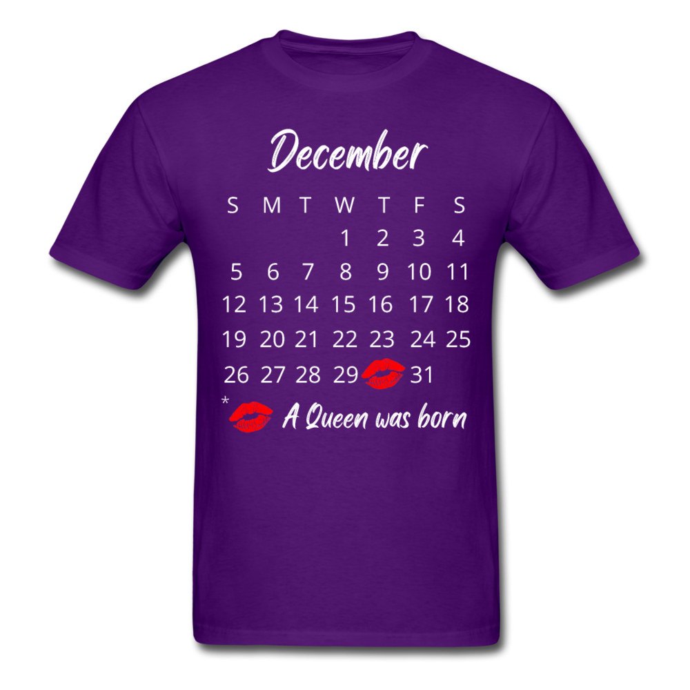 30TH DECEMBER UNISEX SHIRT - purple