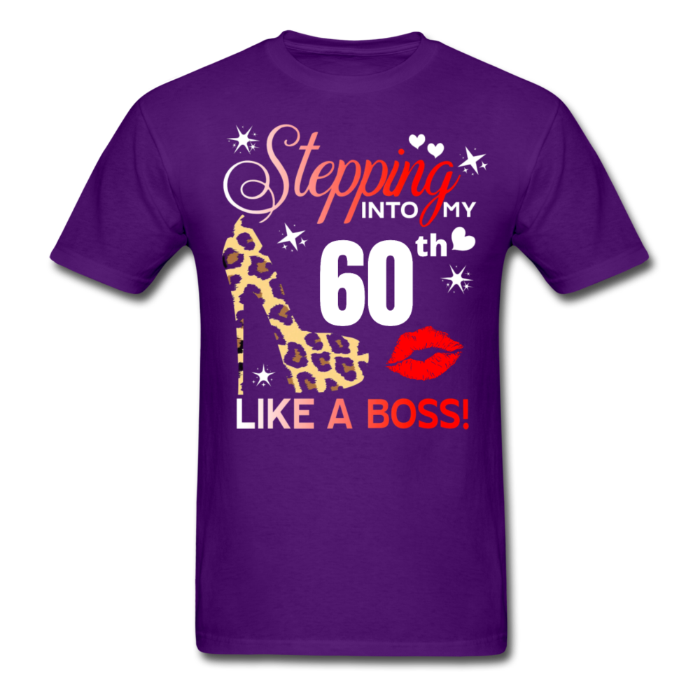 STEP 60TH BOSS UNISEX SHIRT - purple