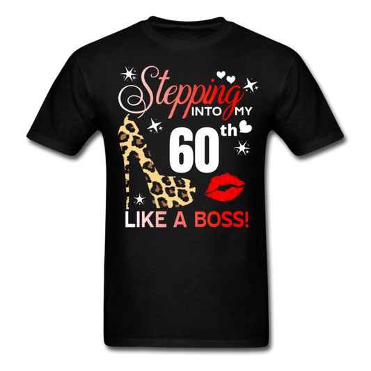 STEP 60TH BOSS UNISEX SHIRT - black