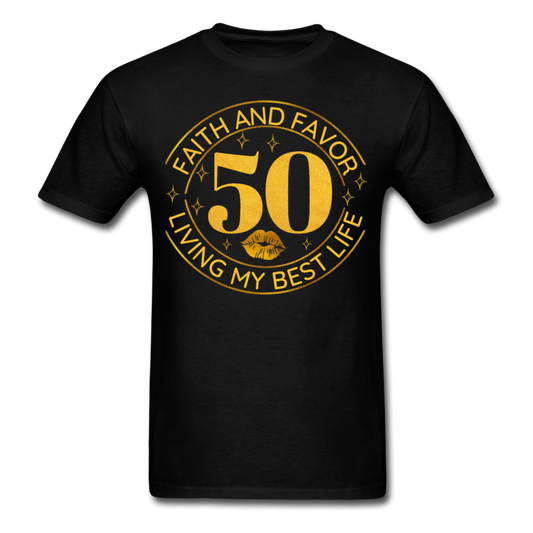 50 FAITH FAVOR UNISEX SHIRT - black