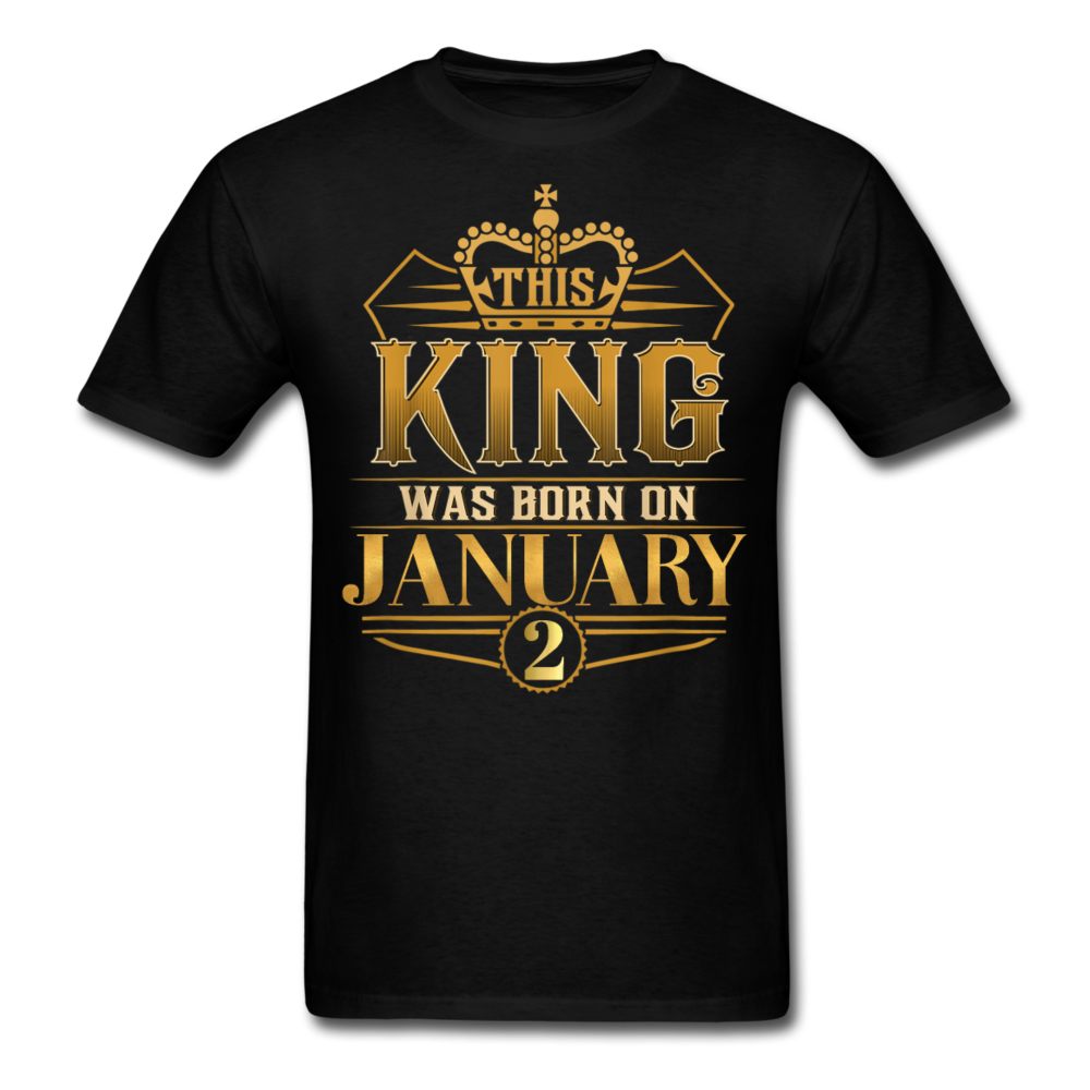 KING 2ND JANUARY SHIRT - black