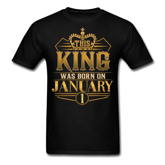 KING 1ST JANUARY SHIRT - black