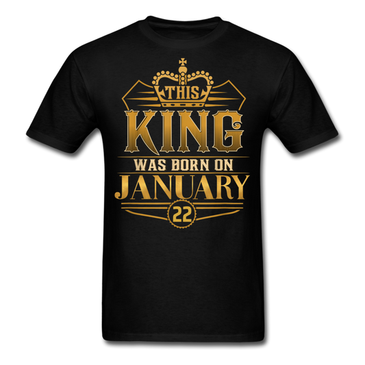 KING 22ND JANUARY SHIRT - black