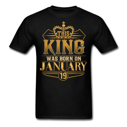 KING 19TH JANUARY SHIRT - black