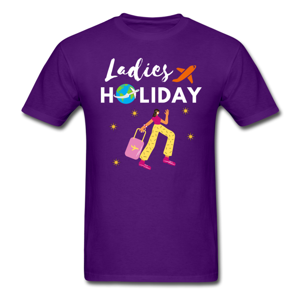 LADIES HOLIDAY IDEA UNISEX SHIRT - purple