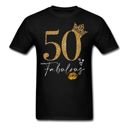 50 FABULOUS UNISEX SHIRT - black