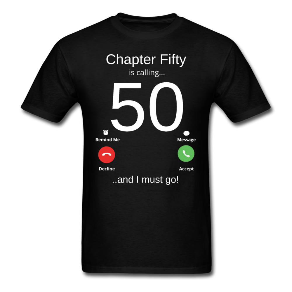 CHAPTER 50 CALLING UNISEX SHIRT - black