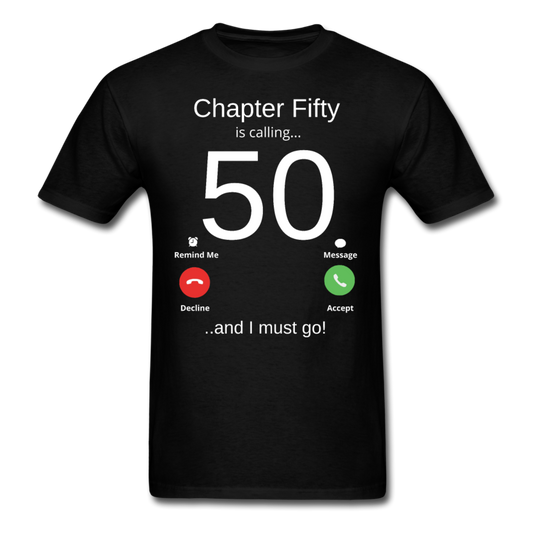 CHAPTER 50 CALLING UNISEX SHIRT - black