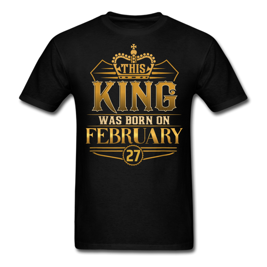 KING 27TH FEBRUARY SHIRT - black