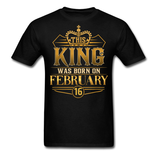 KING 16TH FEBRUARY SHIRT - black