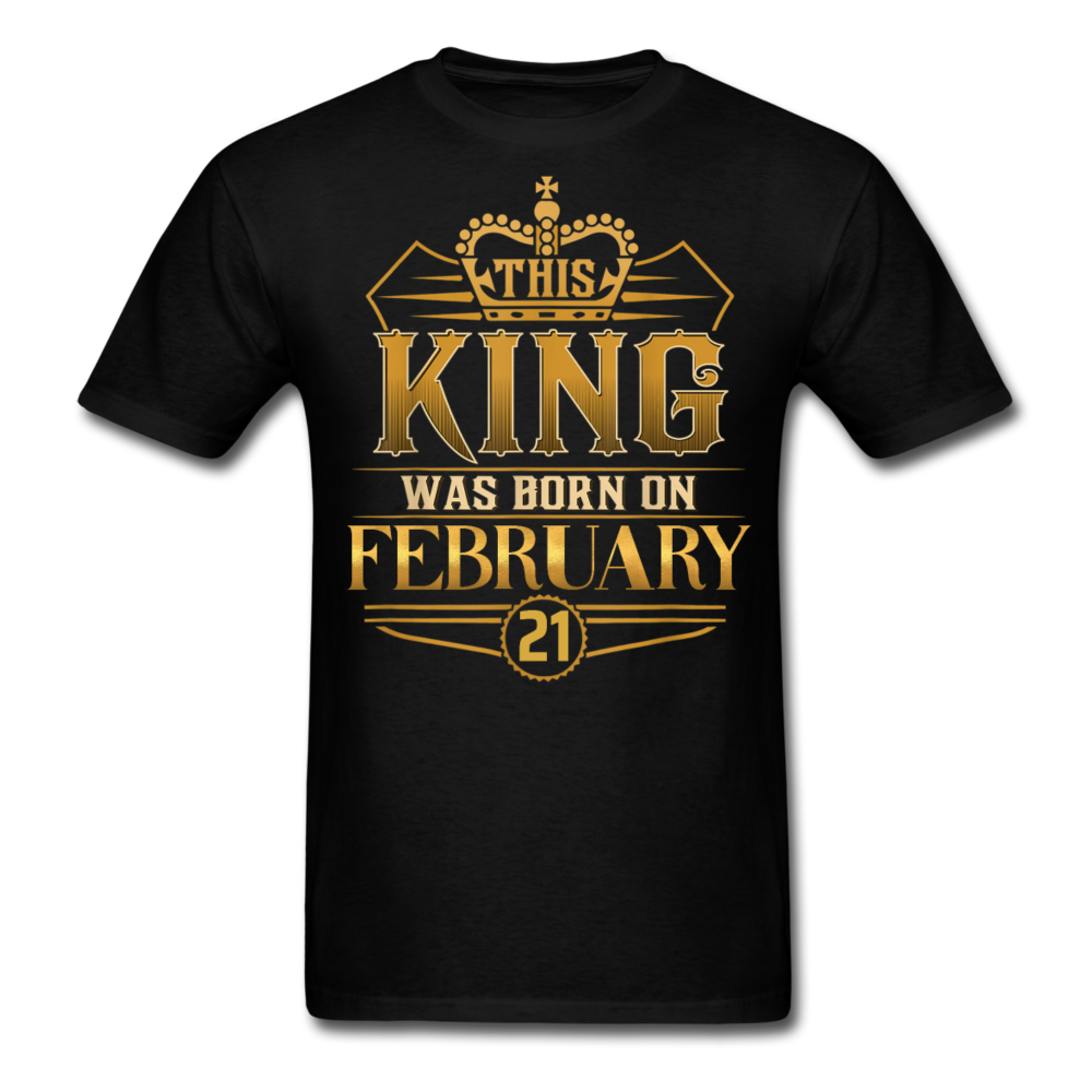 KING 21ST FEBRUARY SHIRT - black