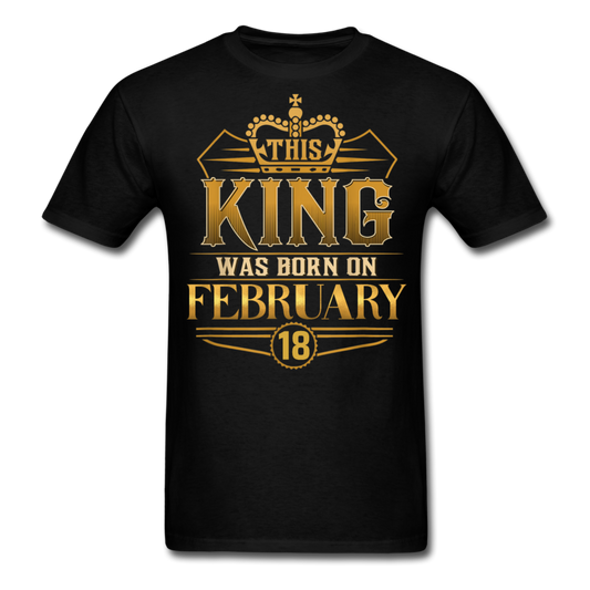 KING 18TH FEBRUARY SHIRT - black